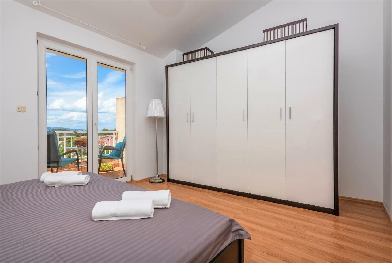 マカルスカAndor - Lux, Two Beautiful Terraces With Sea & Sunset Viewアパートメント エクステリア 写真