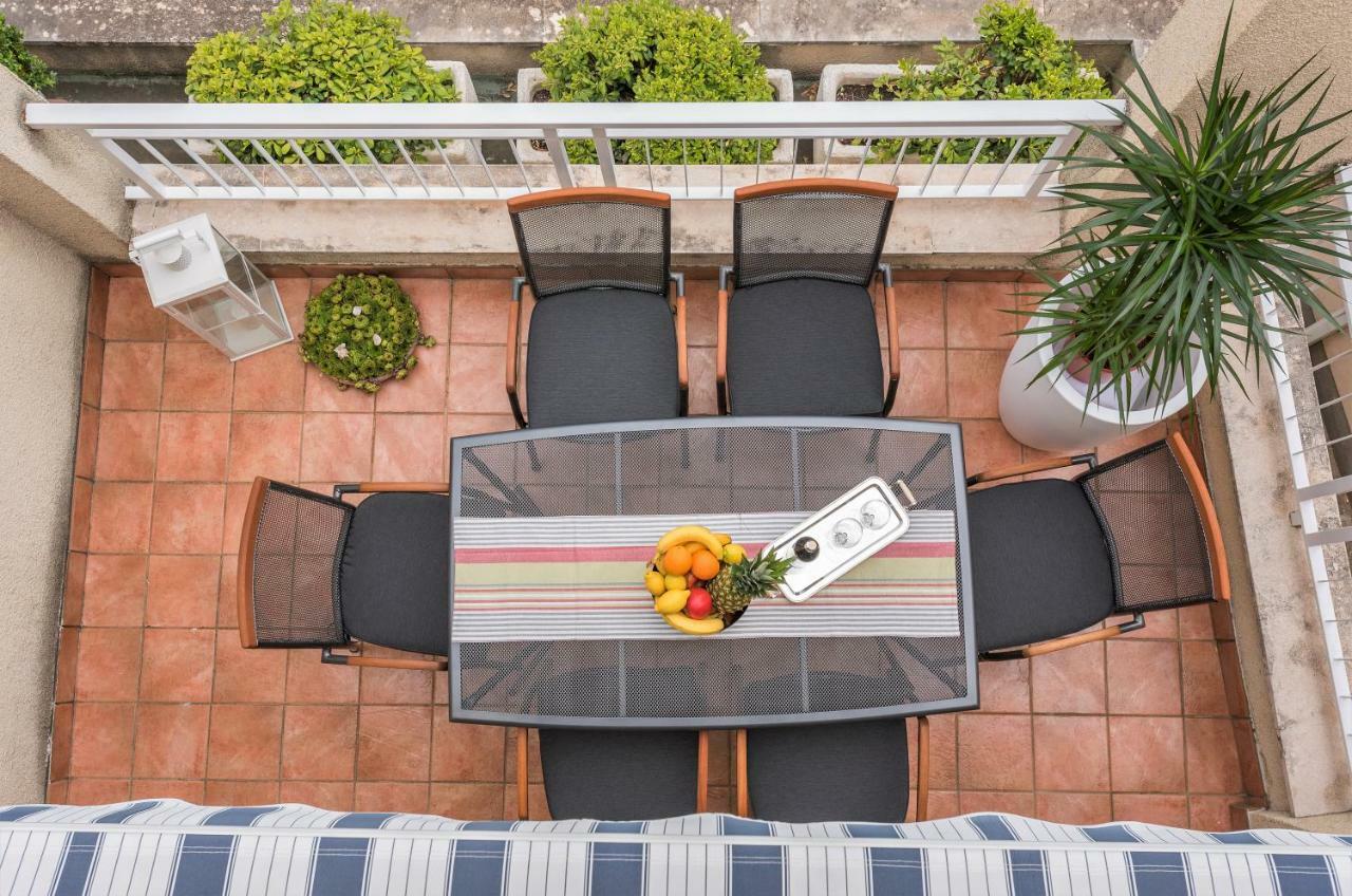 マカルスカAndor - Lux, Two Beautiful Terraces With Sea & Sunset Viewアパートメント エクステリア 写真