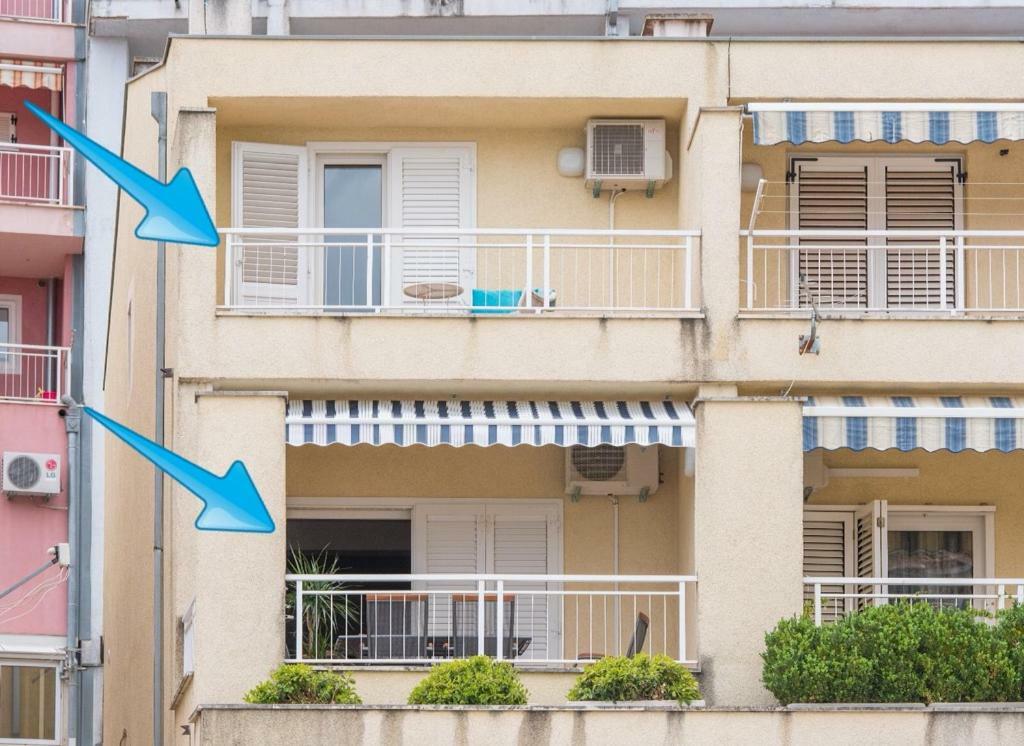 マカルスカAndor - Lux, Two Beautiful Terraces With Sea & Sunset Viewアパートメント エクステリア 写真